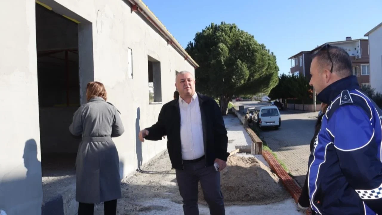 Geyikli Belediyesi Taziye Evi ve Cem Evi Projeleri’nin yapımı devam ediyor.