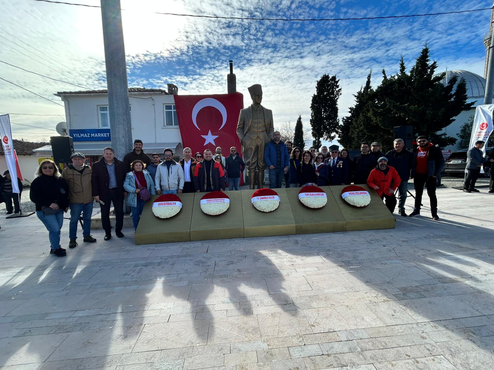 Çanakkale rehberler odası 9 Ocak 1916 Gelibolu Yarımadası tahliyesinin seneyi devriyesinde törenlere katıldım sağladı.