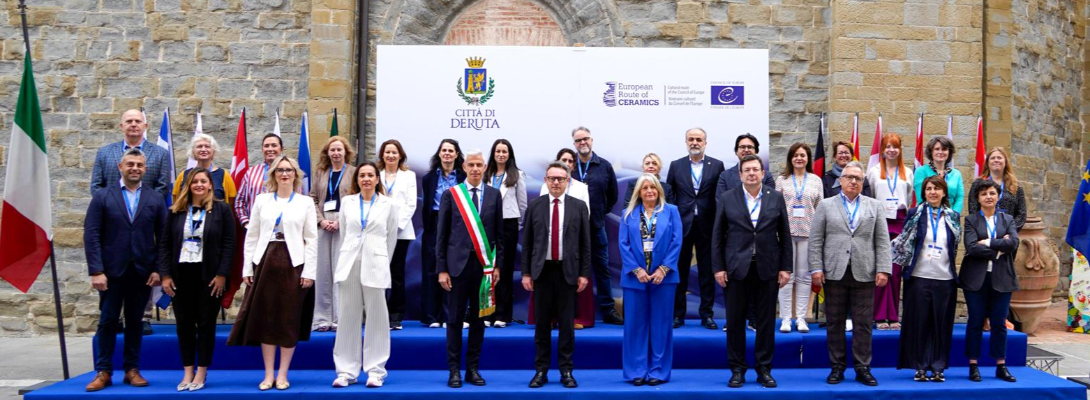 Başkan Erkek, Avrupa Seramik Rotası Genel Kurulu’nda